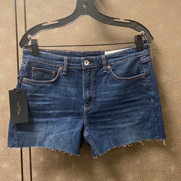 🔥🔥🔥NWT Rag & Bone Dre Low-Rise Stretch Jean Shorts - Picture 5 of 11